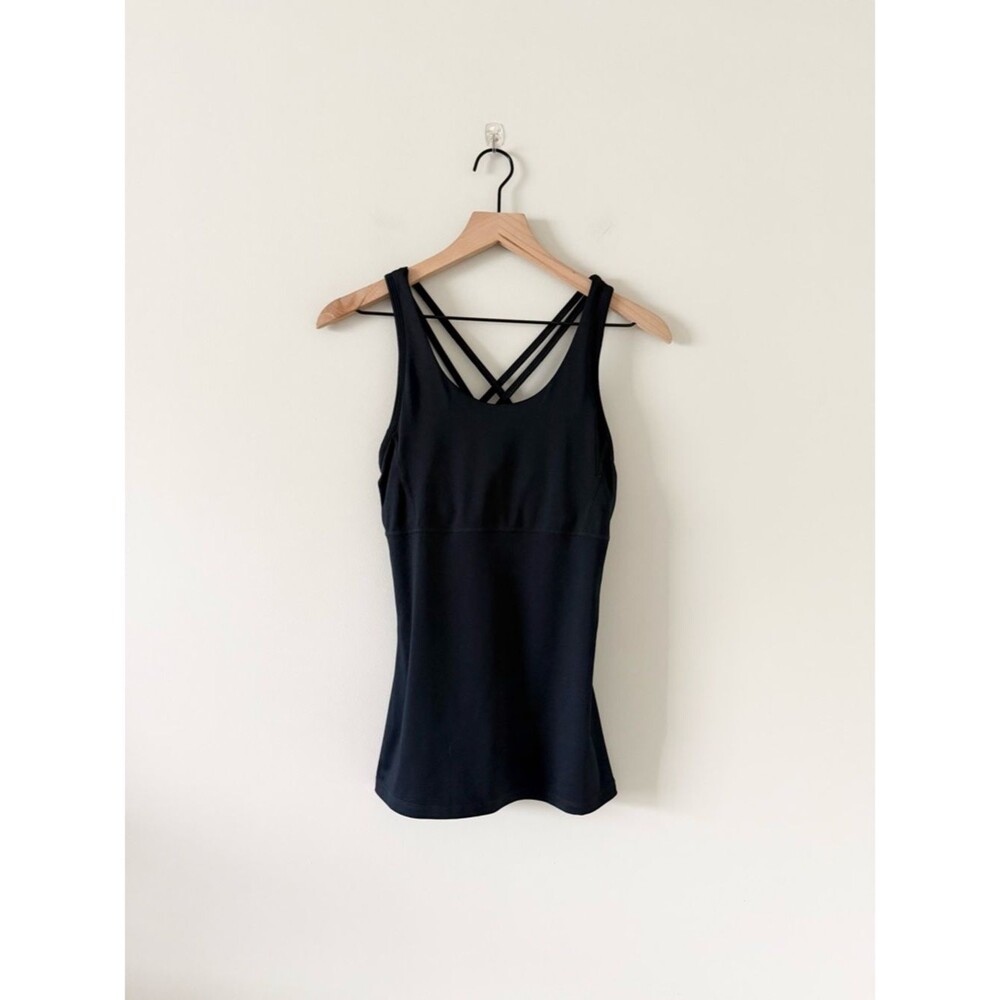 HEAD Black Strappy Active Tank Top Size S